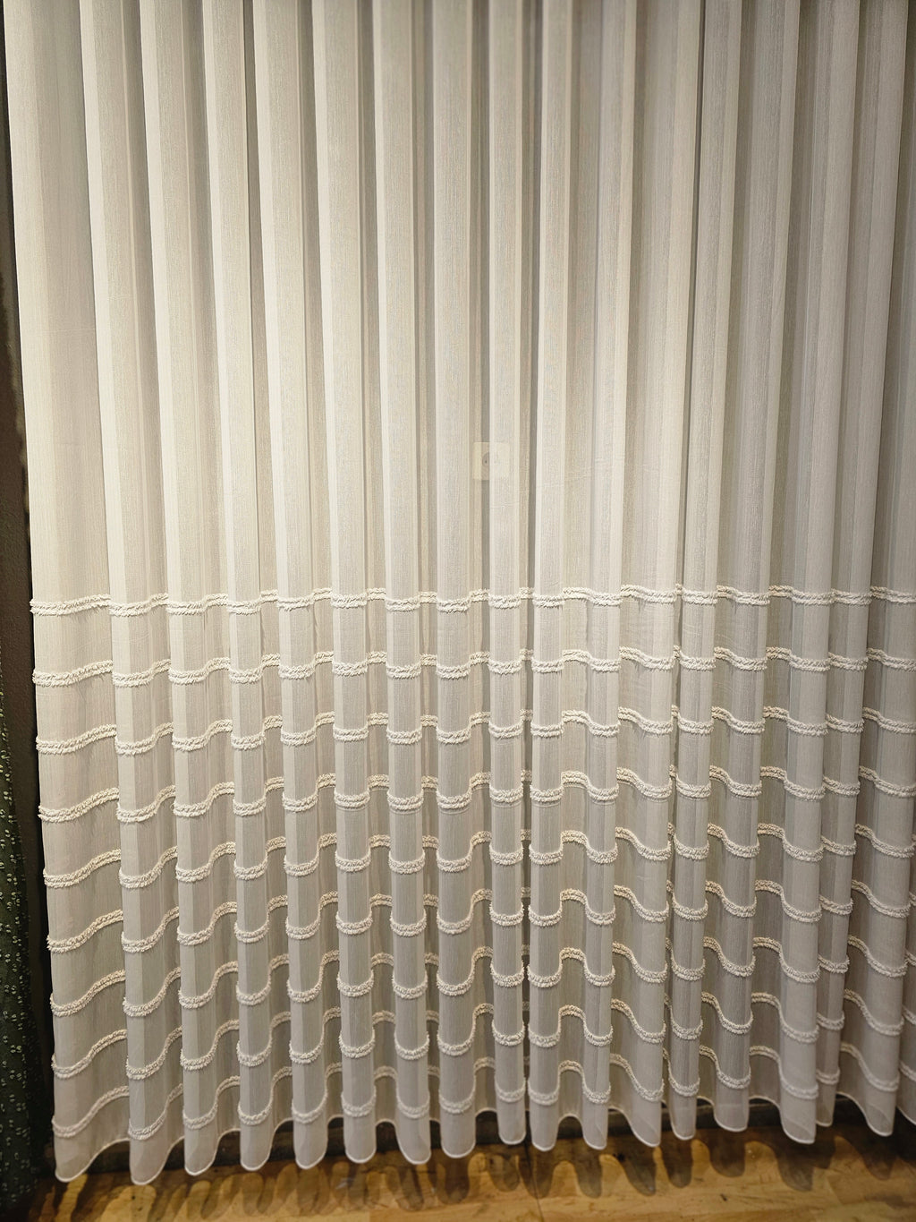 Bambu Püsküllü Tül Perde