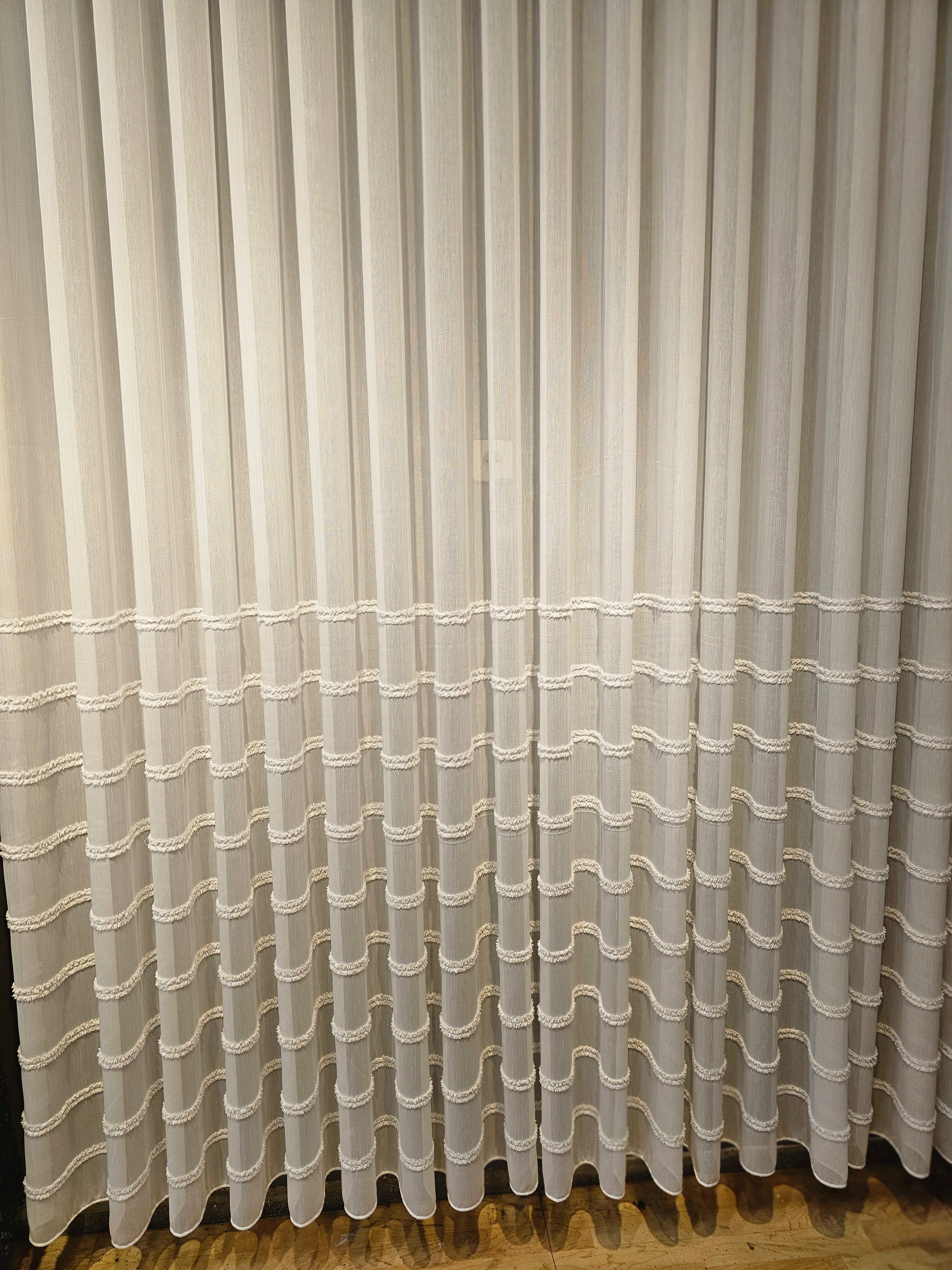 Bambu Püsküllü Tül Perde