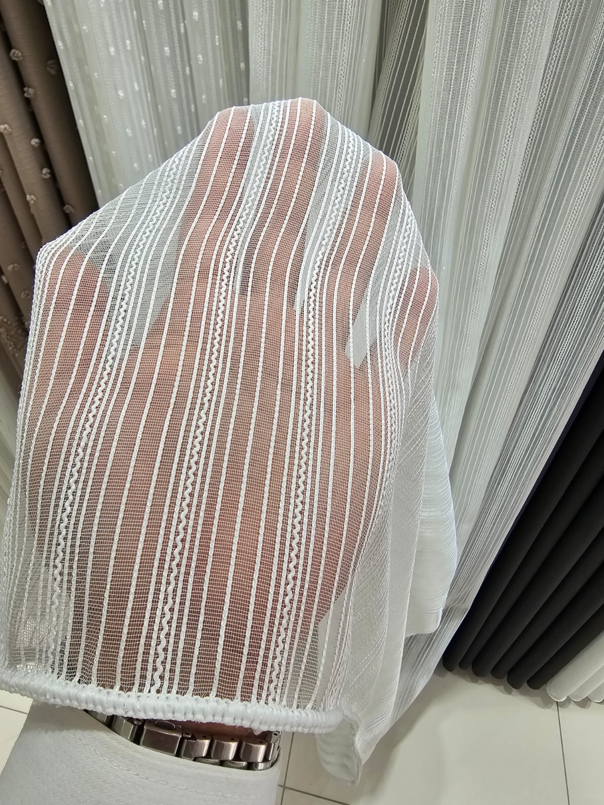 Samuray Simli Tül Perde