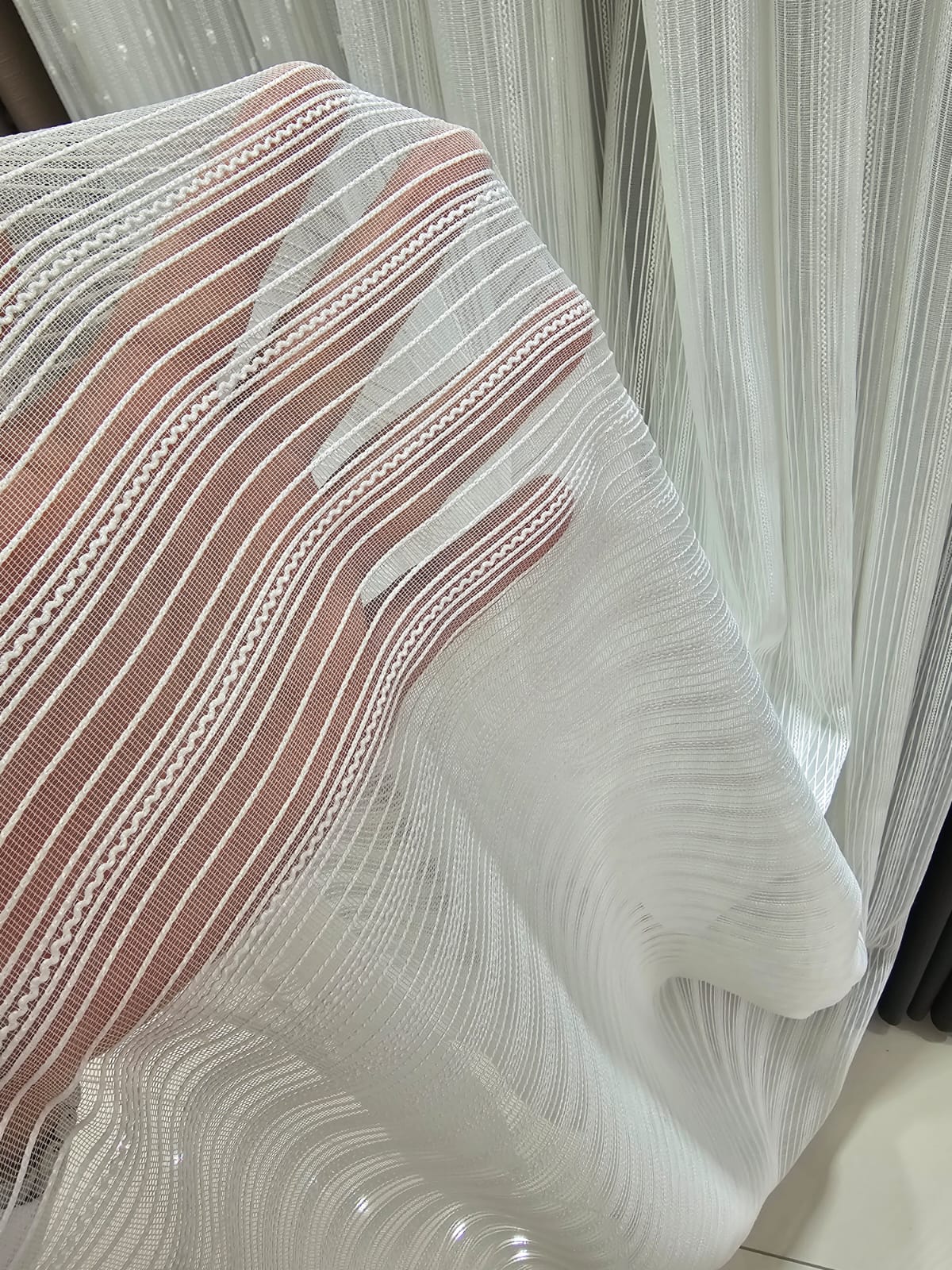 Samuray Simli Tül Perde