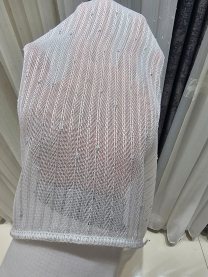 Keten Balık Sırtı Gümüş