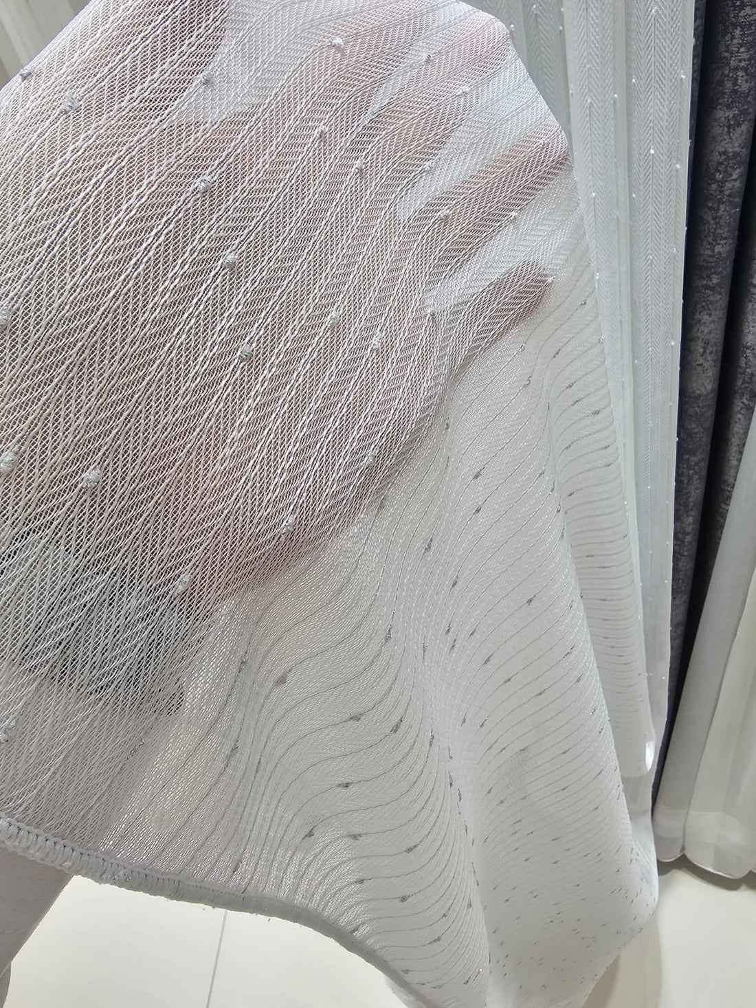 Keten Balık Sırtı Gümüş